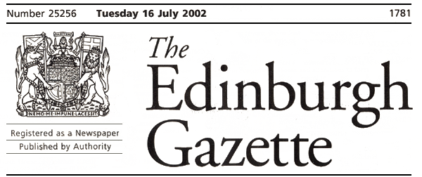 Edinburgh Gazette