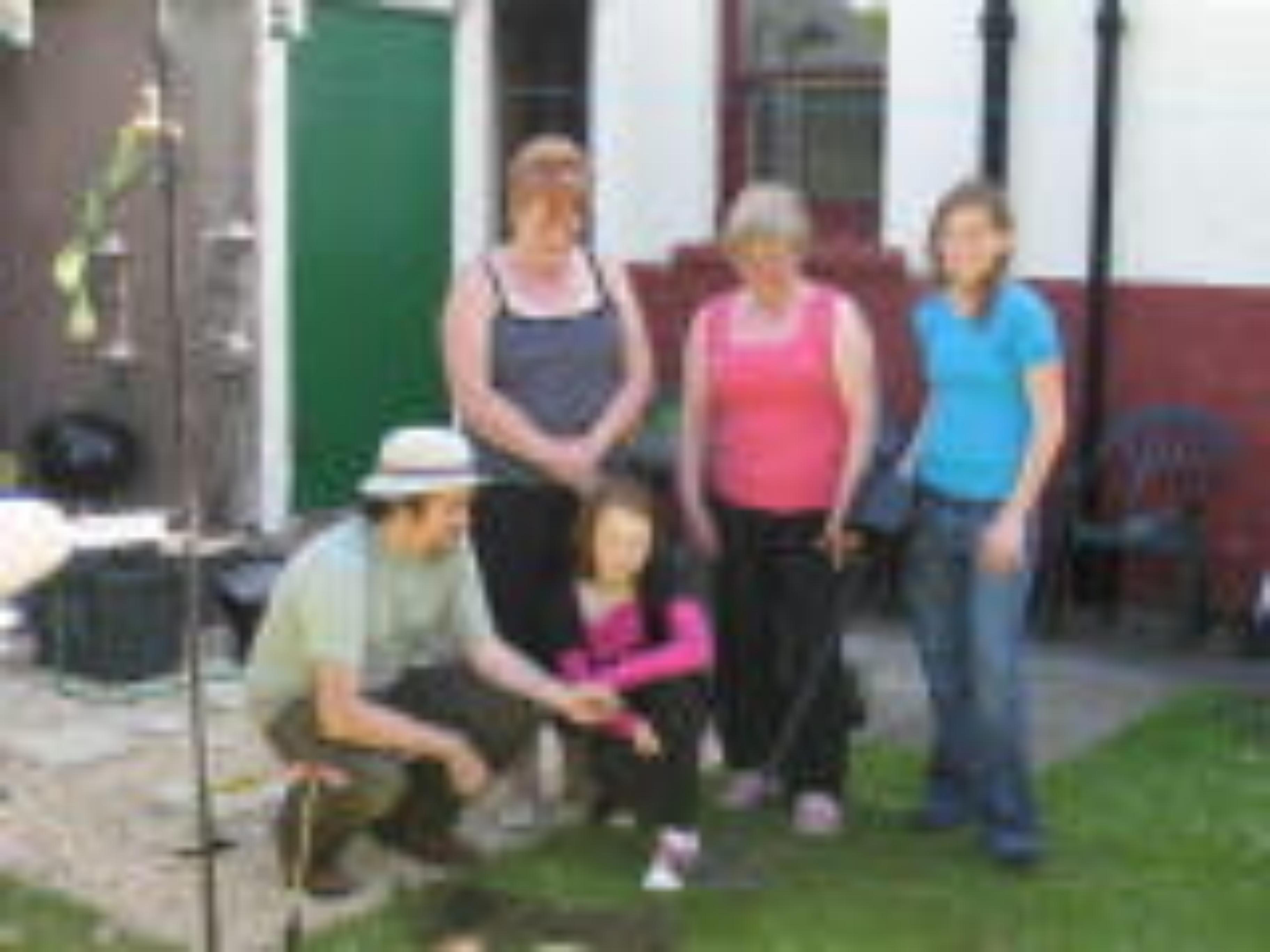 Residents take part in garden dig