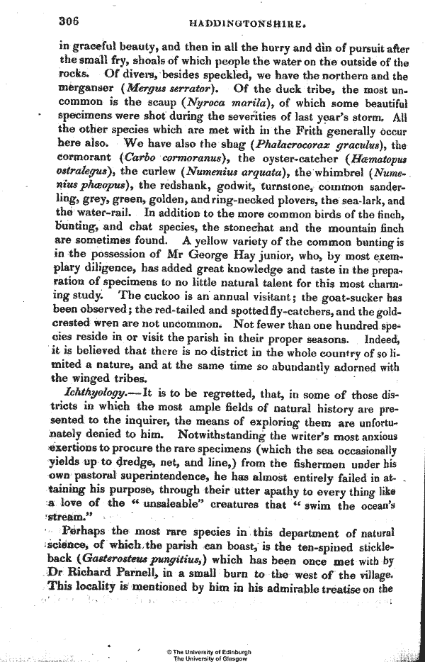 Statistical Account of Scotland 1845