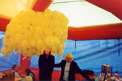 Balloons are ready to fly